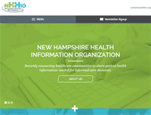 Tablet Screenshot of nhhio.org